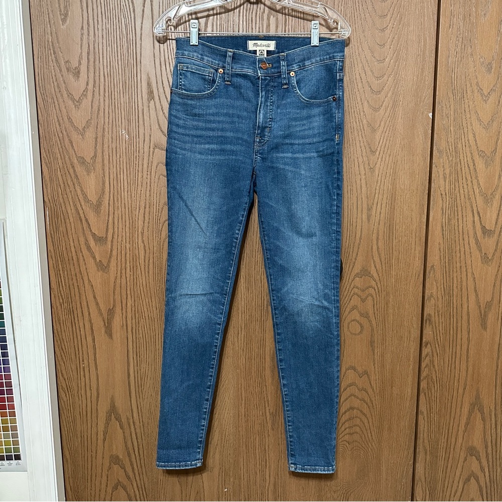 Madewell 9” Midrise Mid Rise Skinny Jeans 27 Pendale Wash